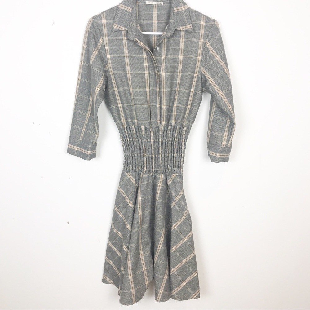 MAJE | "Resha" Plaid Shirt Dress - Picture 5 of 8